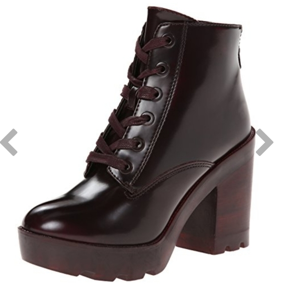 ALDO Serinna Bordeaux Booties - Picture 2 of 8